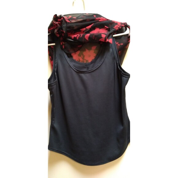 Floral Ruffle Top Women's Size Large - Picture 6 of 7